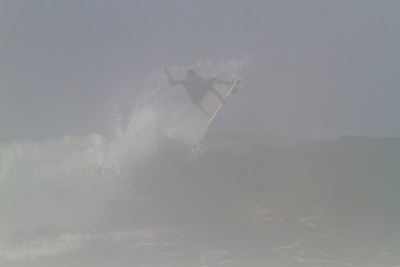 Foggy surfing