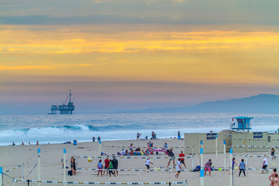 Sunset in Huntington Beach