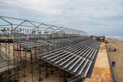 Surf stadium bleachers