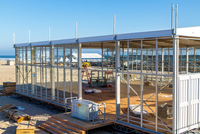 Retail space under construction